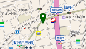 中津まさデンタルクリニックの地図画像