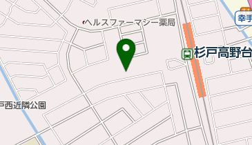 たかた歯科の地図画像