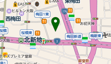 大阪ITRデンタルクリニックの地図画像