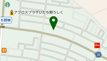 ひたちの矯正歯科医院の地図画像