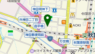 外神田デンタルオフィス東京の地図画像