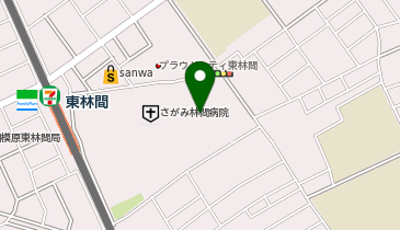 ひがし林間歯科の地図画像