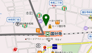 国分寺の歯科・矯正歯科の地図画像