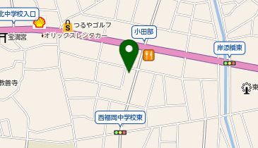 小田部よねしま歯科・矯正歯科の地図画像