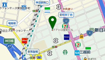 神田駅前歯科クリニックの地図画像