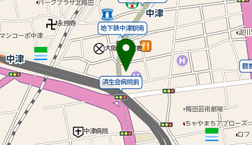 たなか歯科クリニックの地図画像