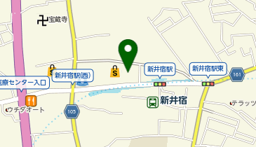 アスター歯科 新井宿駅前の地図画像