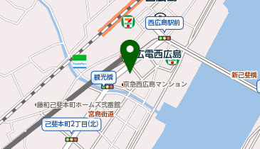 藤本歯科クリニック西広島の地図画像