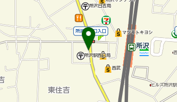 eデンタル所沢の地図画像