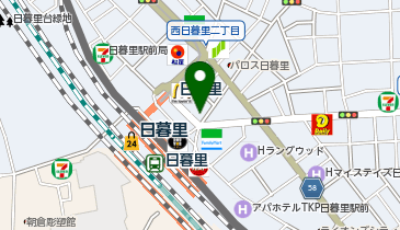 サークル歯科クリニック日暮里の地図画像
