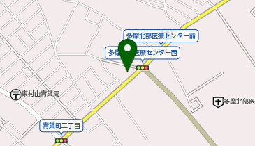 かさまつ歯科の地図画像