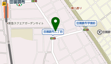 田園調布六間通り歯科医院の地図画像