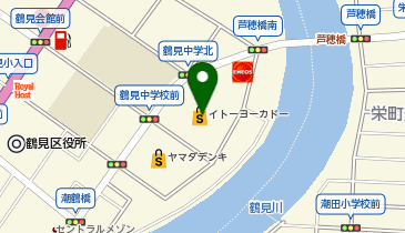 鶴見あさがお歯科の地図画像