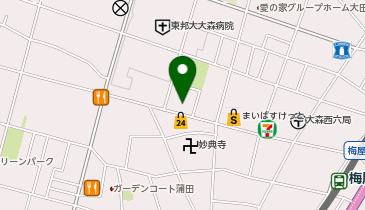 梅屋敷ぷらもーる歯科の地図画像