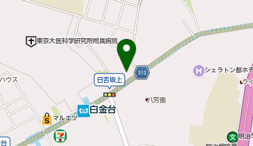 グランティース白金台歯科の地図画像