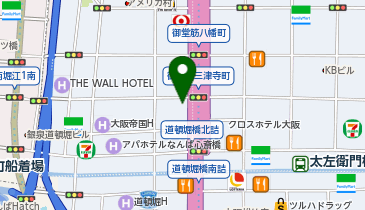 心斎橋なかのデンタルクリニックの地図画像