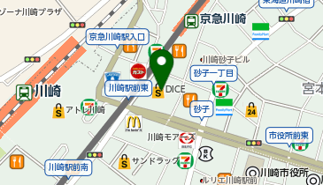 ALBA歯科&矯正歯科 川崎ダイスの地図画像