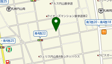 アルベーレデンタルブティック診療所の地図画像