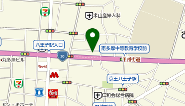 八王子新町歯科の地図画像