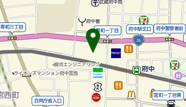 府中駅前歯科の地図画像