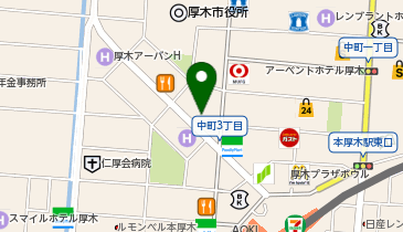 本厚木歯科クリニックの地図画像