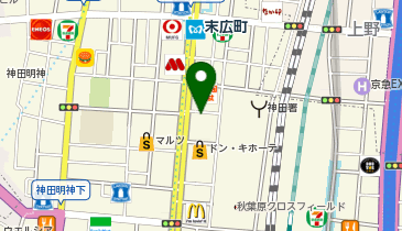 アキバ歯科の地図画像