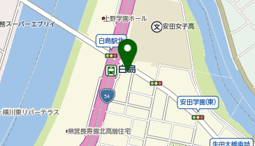 白島歯科の地図画像