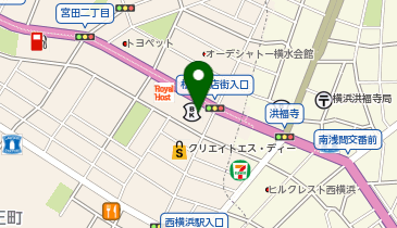 天王町かまた歯科の地図画像