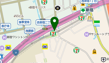 水口歯科クリニック新宿の地図画像