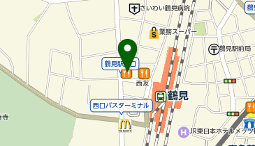 鶴見駅前デンタルオフィスの地図画像