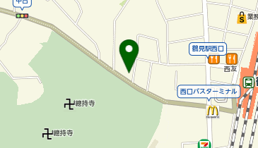 ますだ矯正歯科クリニックの地図画像