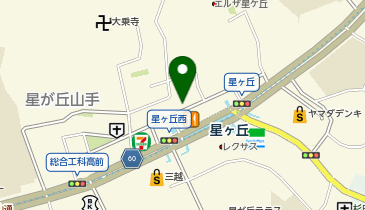 星ヶ丘神谷歯科医院の地図画像
