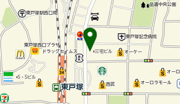 東戸塚アルプス酒井歯科医院の地図画像
