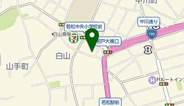 帆足歯科医院の地図画像