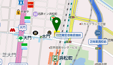 JR浜松町駅前オレンジ歯科 文化放送メディアプラスB1 歯を白くする歯医者さんの地図画像