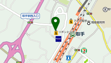 取手ボックスヒル歯科の地図画像