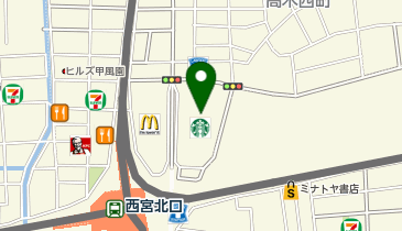 中西矯正歯科の地図画像