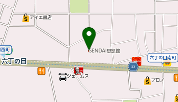 六丁目歯科医院の地図画像