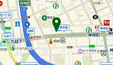 東京L歯科・矯正歯科神保町の地図画像