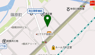 新横浜まめど歯科・矯正歯科の地図画像