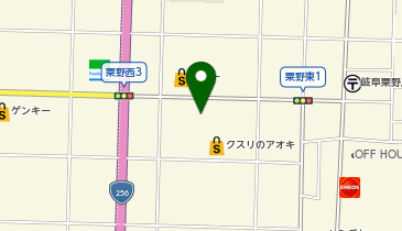 あわの歯科の地図画像