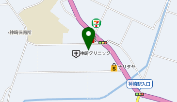 こうざき歯科ファミリークリニックの地図画像