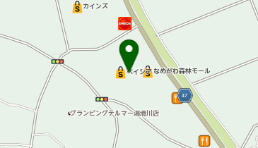 なめがわモール歯科クリニックの地図画像