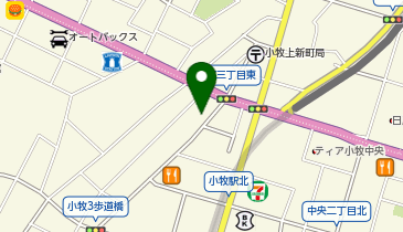 こまき・大西歯科の地図画像