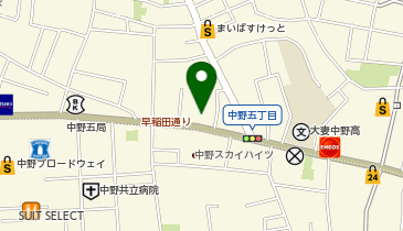 中野マイスター歯科クリニックの地図画像