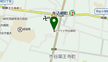 なかそねデンタルクリニック牛込柳町の地図画像