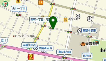 長内歯科医院の地図画像