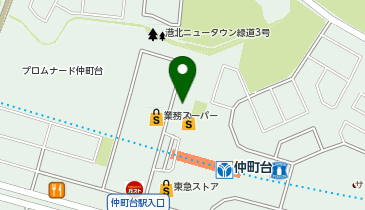 仲町台駅前歯科の地図画像