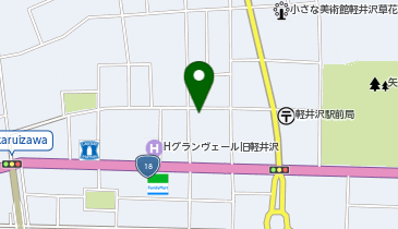軽井沢あらい歯科の地図画像