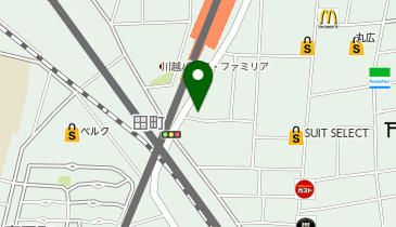 下倉デンタルオフィス川越の地図画像